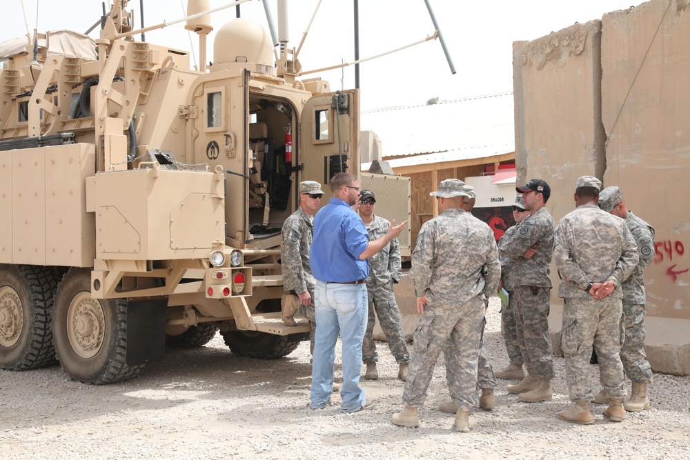 Command and Control on the Move vehicle at COS Kalsu Command and Control on the Move vehicle at COS Kalsu