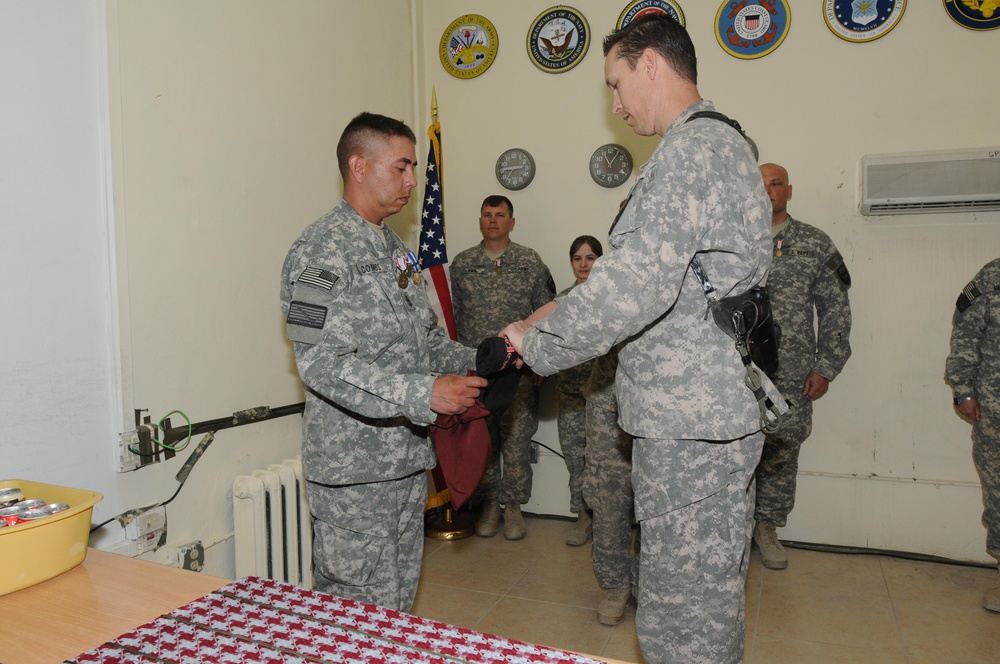 Award ceremony and Casing of the Guidon for the Cooperative Medical Assistance team