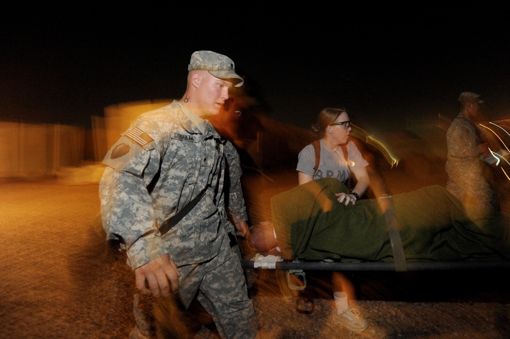Mass Casualty exercise tests Camp Liberty first responders