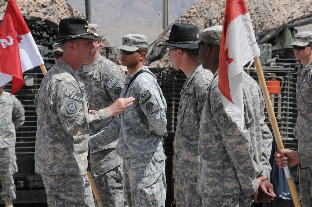 Sabers of 4th Squadron, 2D Stryker Cavalry Regiment Receive End of Tour Awards
