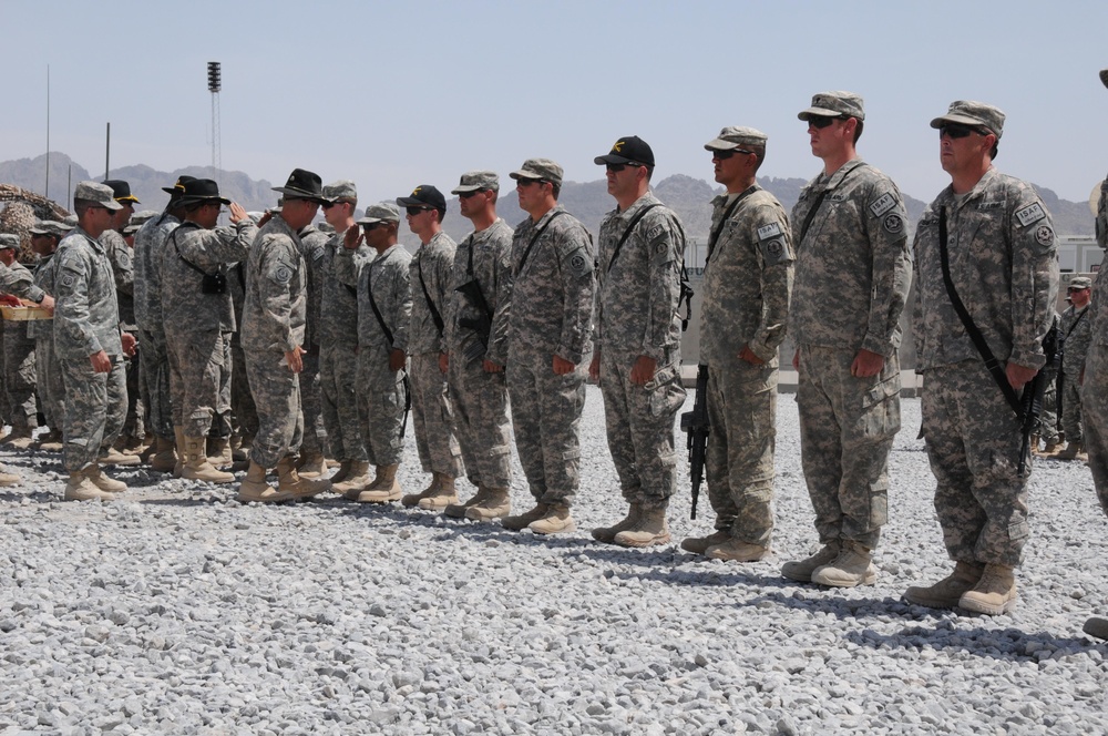 Sabers of 4th Squadron, 2d Stryker Cavalry Regiment Receive End of Tour Awards