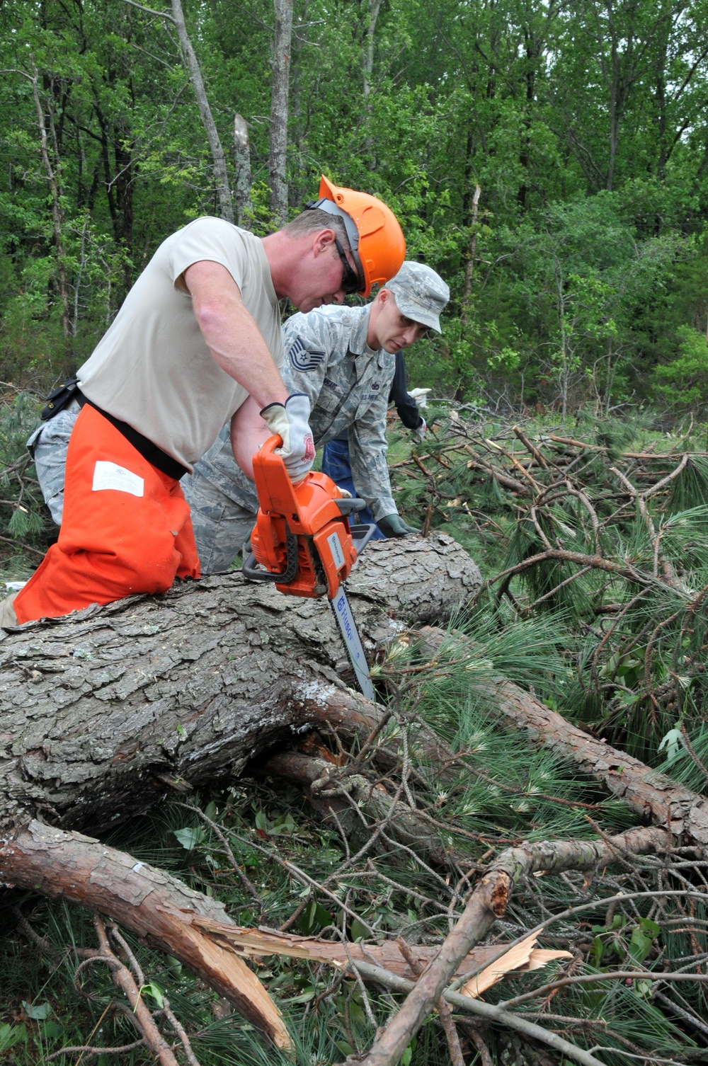 Arkansas Guard Tornado Response