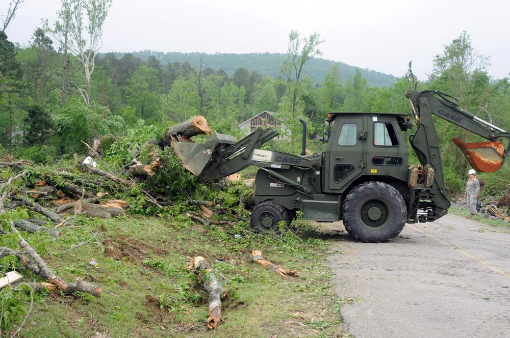 Arkansas National Guard Tornado Response