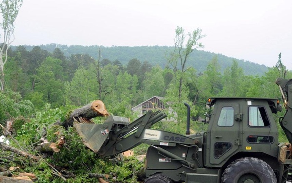 Arkansas National Guard Tornado Response