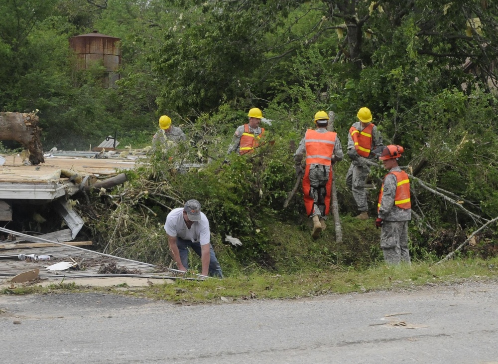 Arkansas National Guard Tornado Response