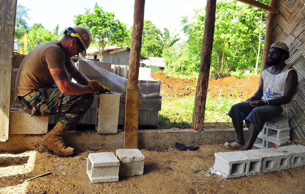 U.S. Navy Seabees Building New Schools In Espirtu Santo