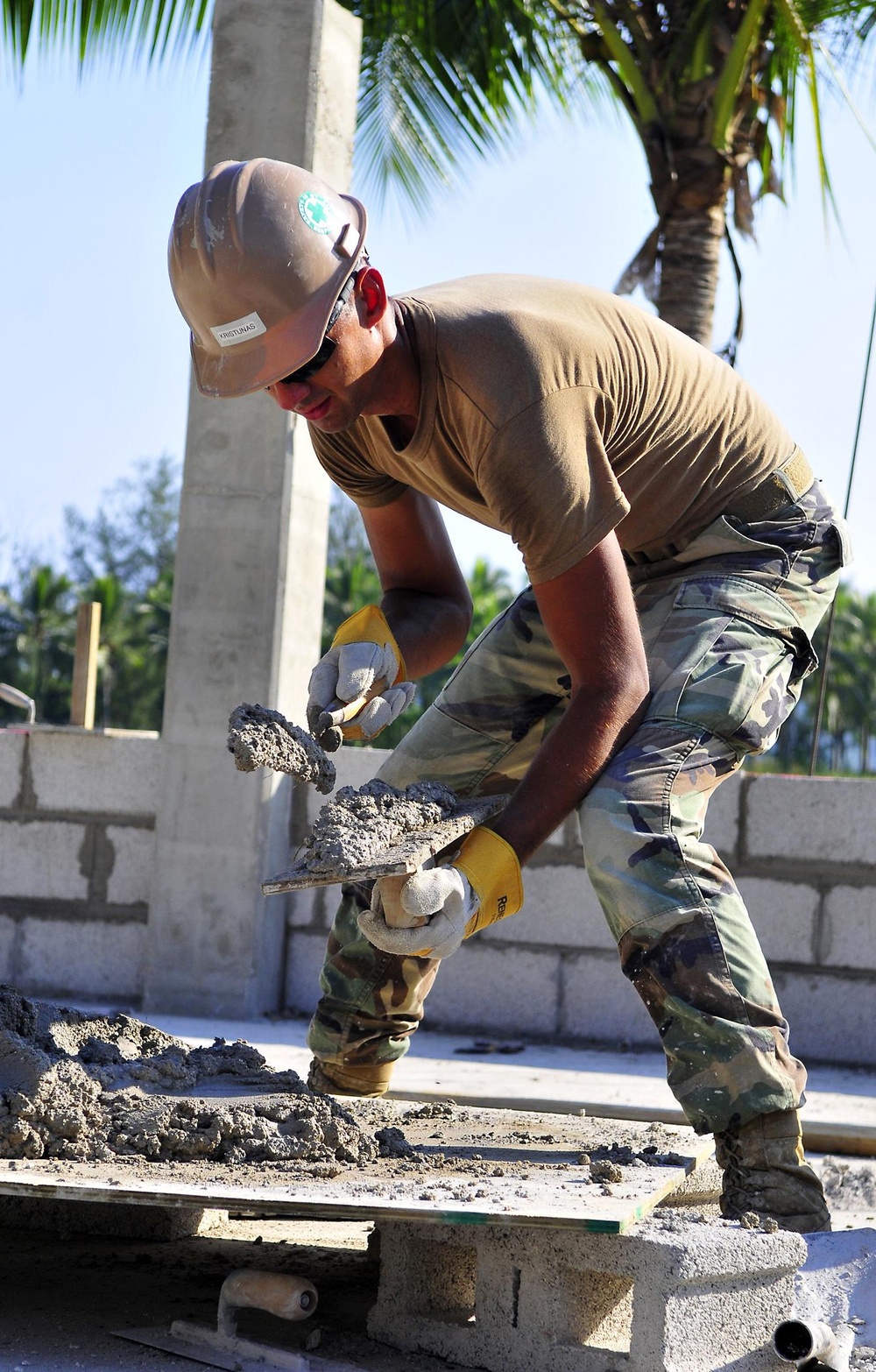 U.S. Navy Seabees Building New Schools In Espirtu Santo