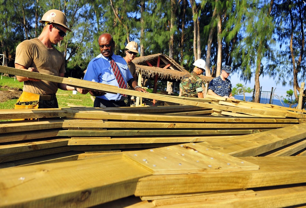 U.S. Navy Seabees Building New Schools In Espirtu Santo