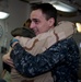 USS Carl Vinson sailor hugs mother