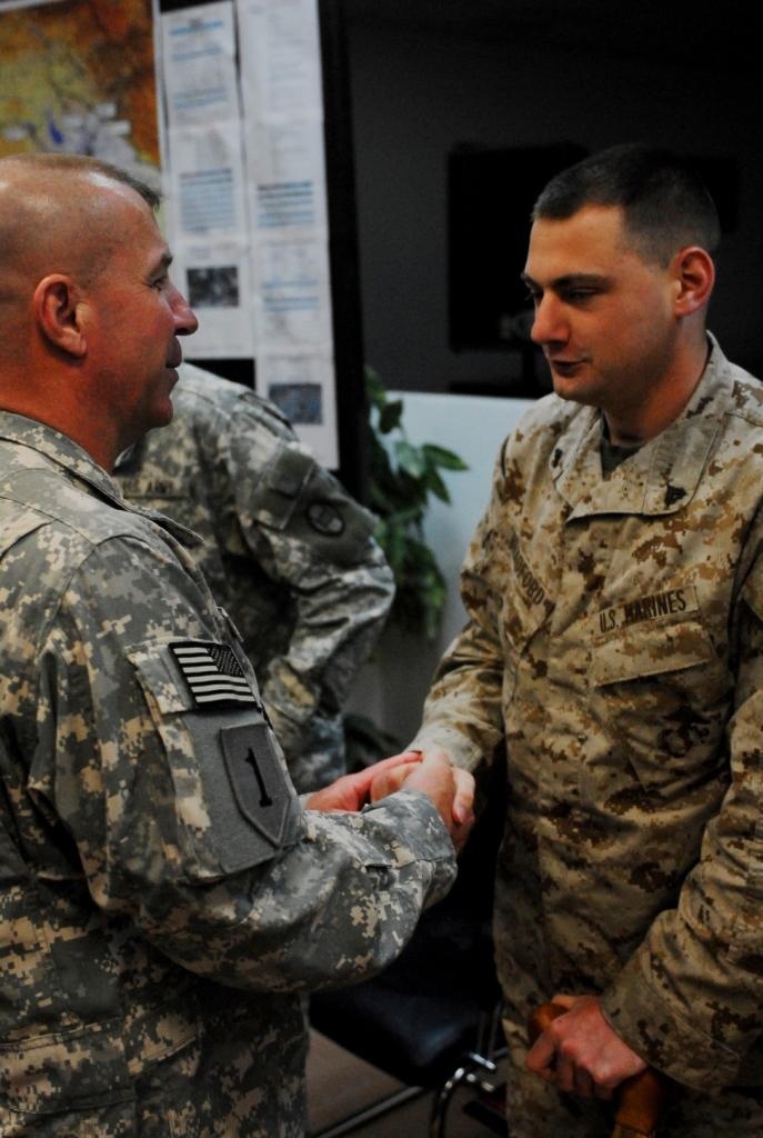 USD-C welcomes wounded warriors back to Iraq with Operation Proper Exit