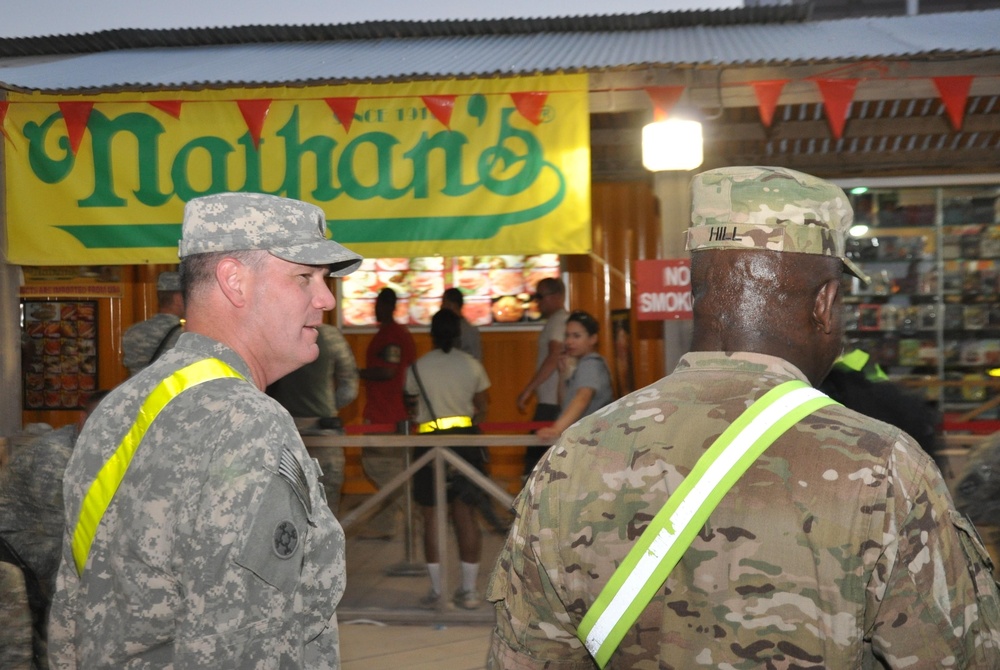 ISAF Senior Enlisted Advisor Visits Kandahar Airfield