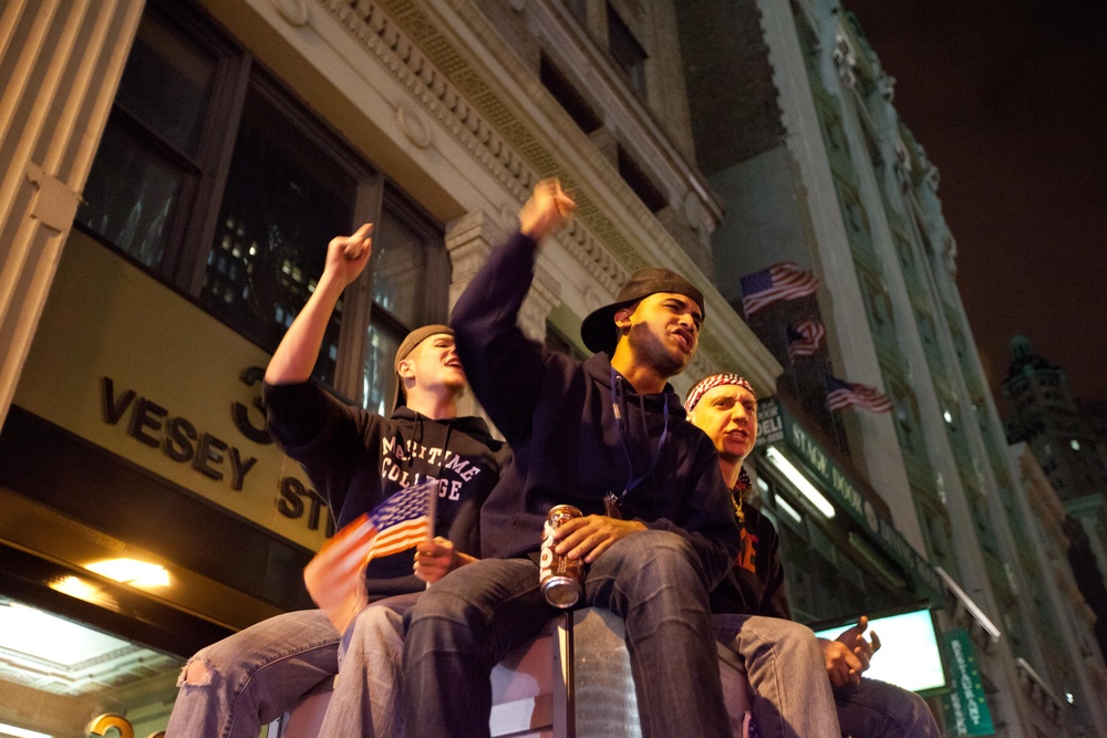NYC celebrates Bin Laden's death