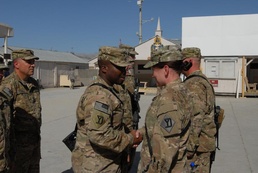 Massachusetts Army National Guardsman promoted in Afghanistan