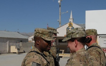 Massachusetts Army National Guardsman promoted in Afghanistan
