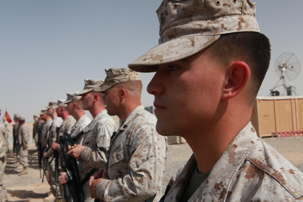 Marine Corps UAV squadron welcomes new commander in Afghanistan