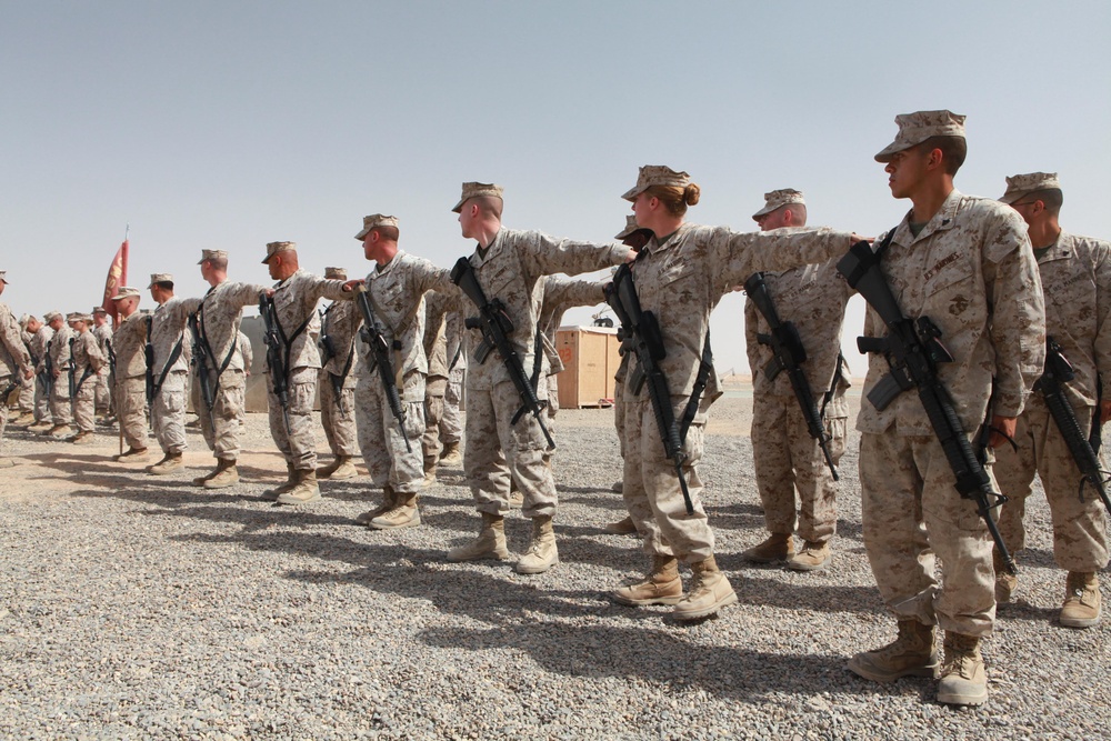 Marine Corps UAV squadron welcomes new commander in Afghanistan