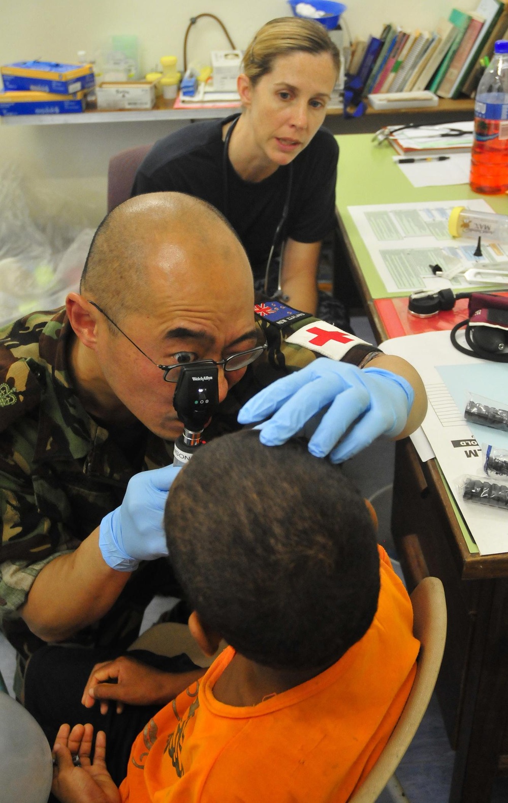 Sailors visit South Pacific islands