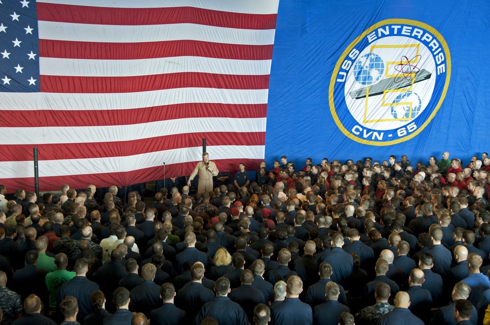 USS Enterprise action