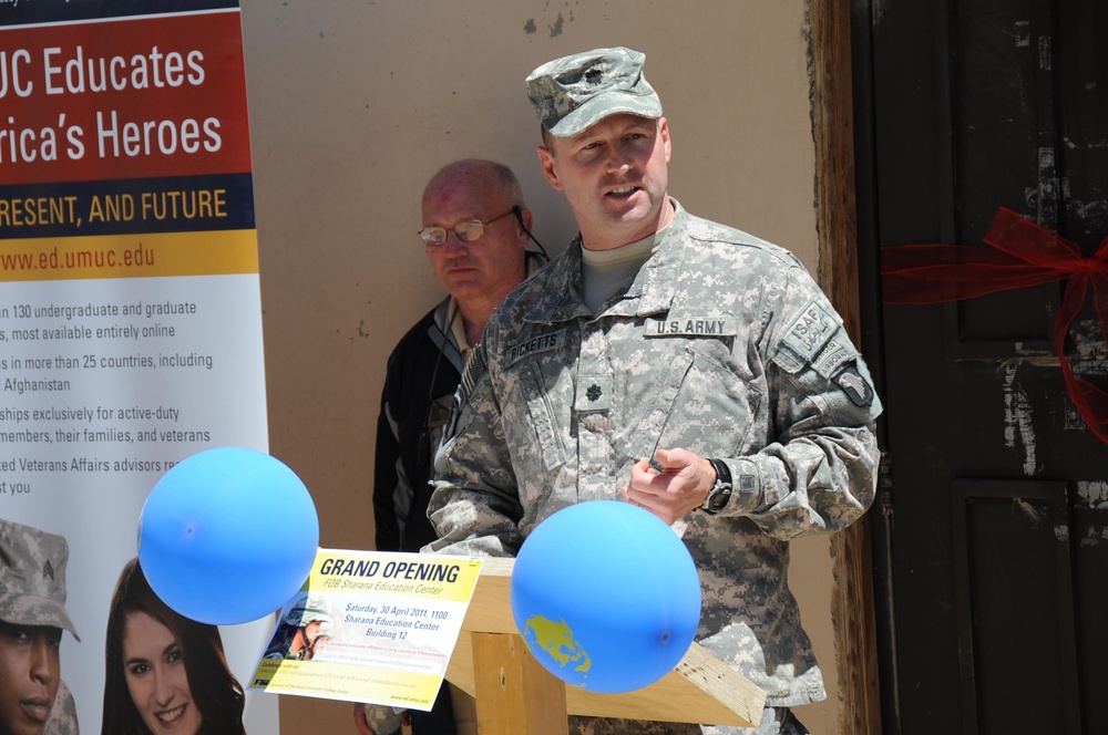 Task Force Currahee opens Sharana’s new education center