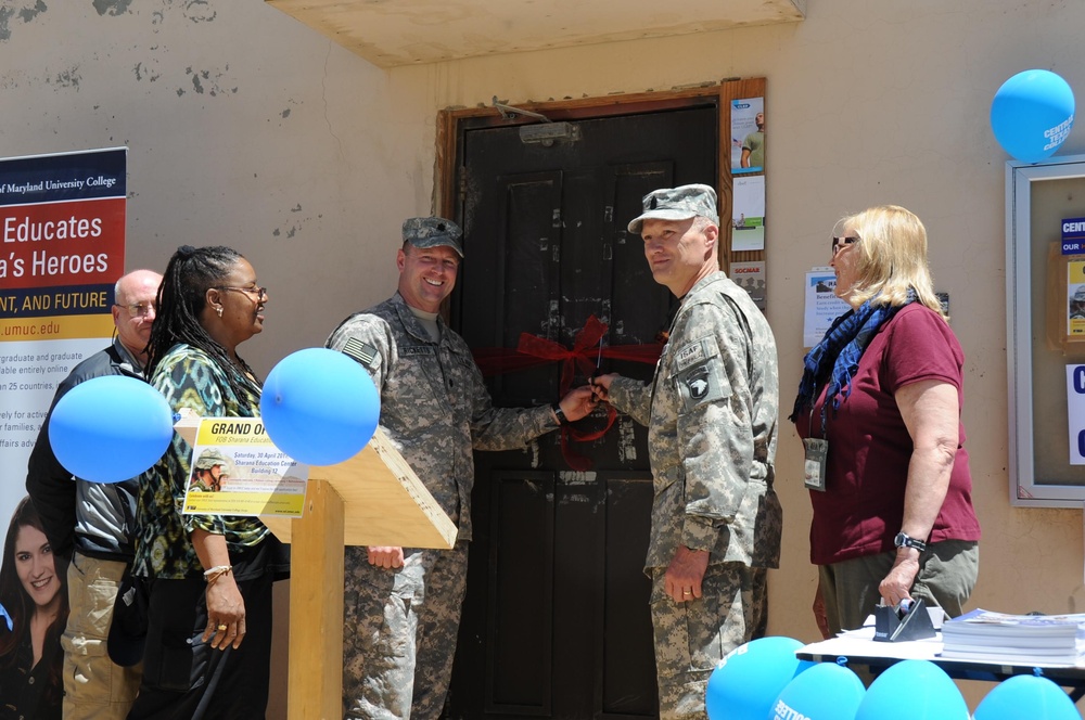 Task Force Currahee opens Sharana’s new education center