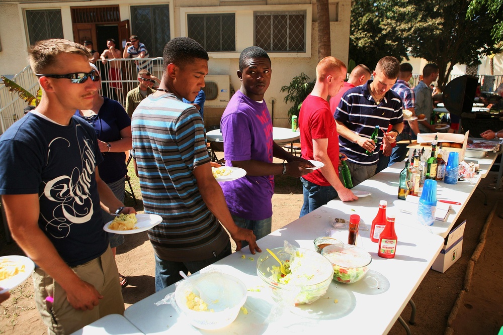 Marine Security Guard Detachment Dakar opens doors to APS-11 Marines
