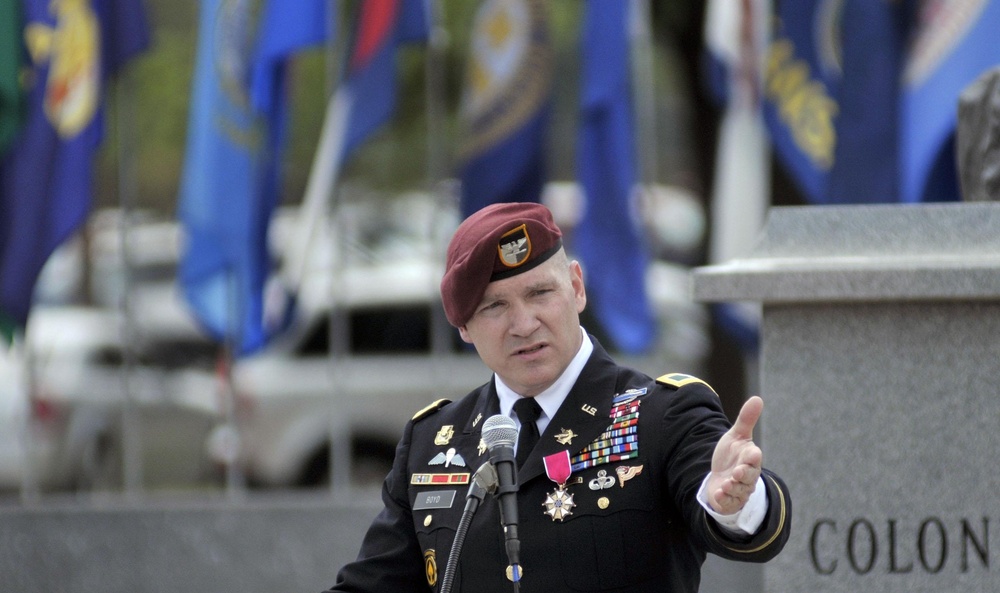 Col. Curtis Boyd, chief of staff for the U.S. Army John F. Kennedy Special Warfare Center and School
