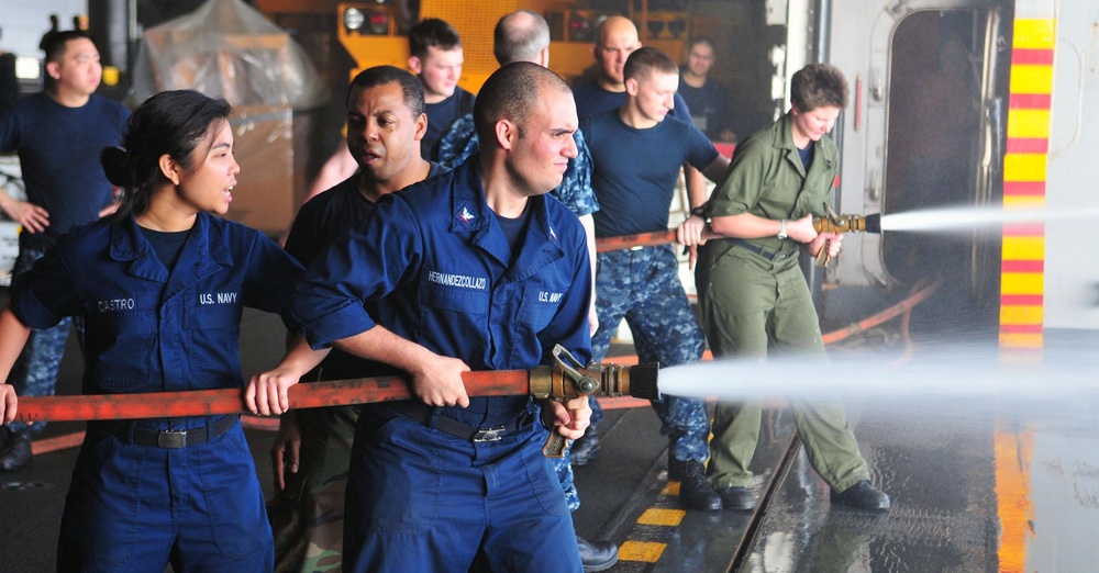 Training aboard USS Boxer