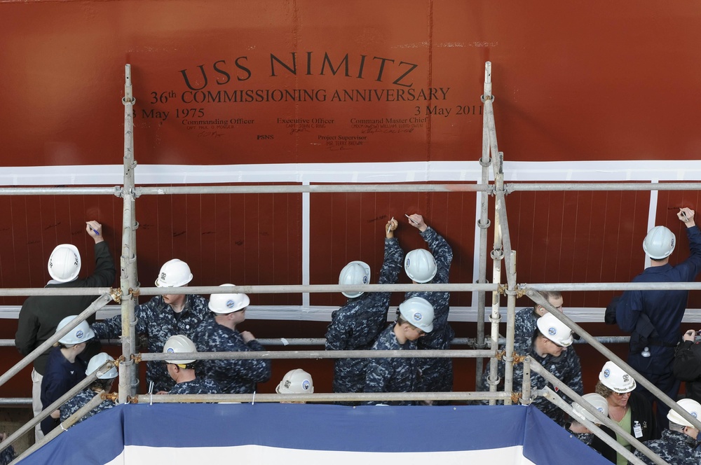 USS Nimitz anniversary