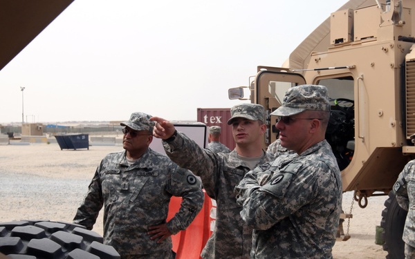 Adjutant generals visit troops in Kuwait