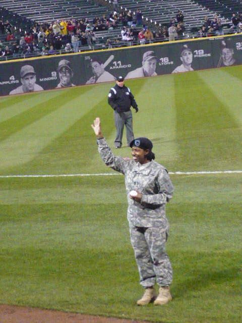 DNP - Master Sgt. Marcia Triggs-Chicago White Sox Hero of the Game