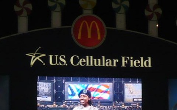 DNP - Master Sgt. Marcia Triggs recognized at Chicago White Sox Game