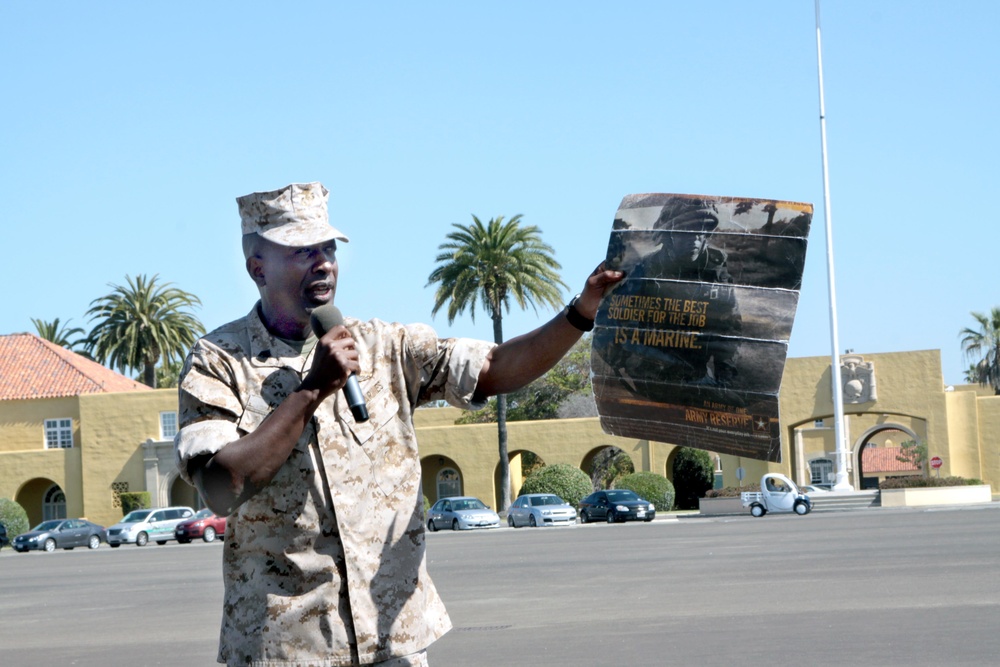 Sgt. Maj. Kent bids MCRD farewell