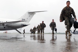 Marines return from Operation Tomodachi