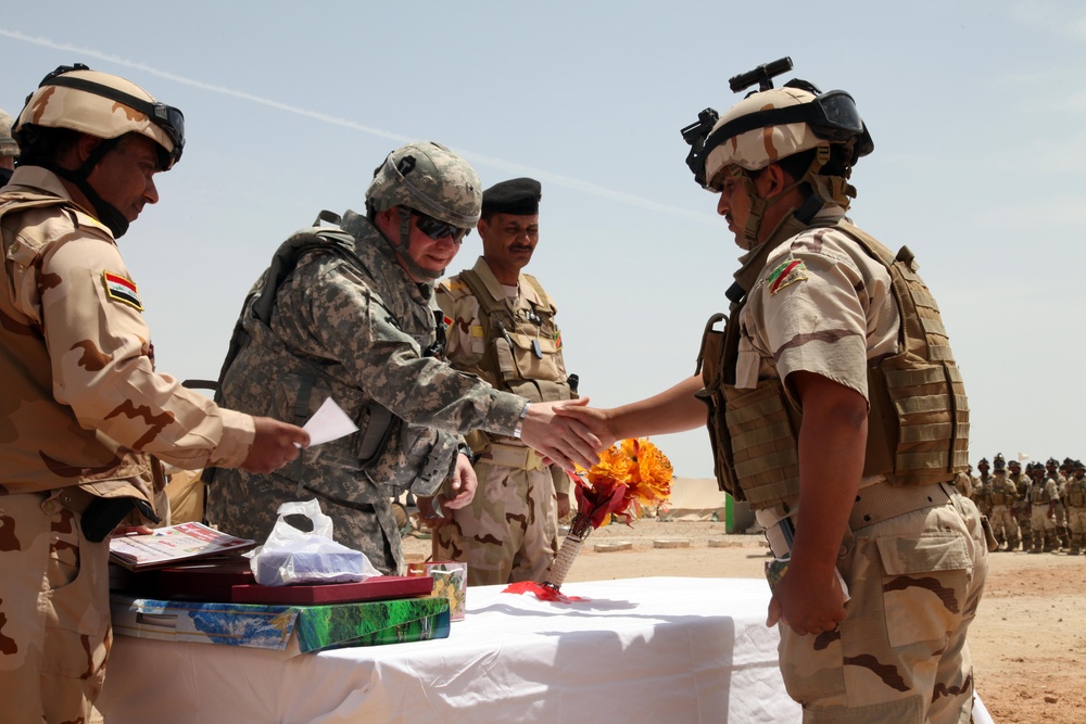 10th IA Division graduation ceremony