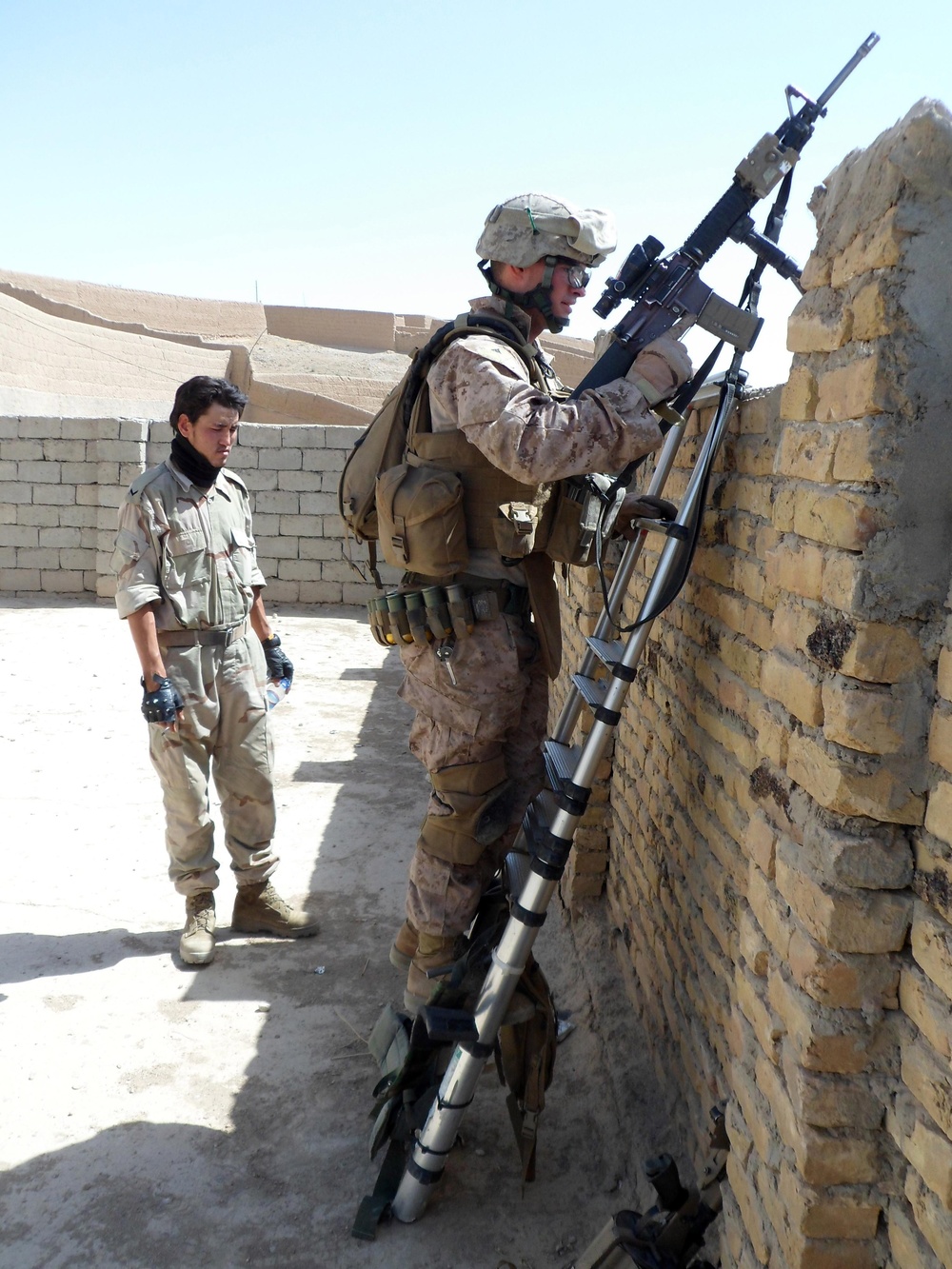 Alpha Company 1/5 patrols Sangin Day or Night