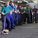 USS Ronald Reagan replenishment at sea