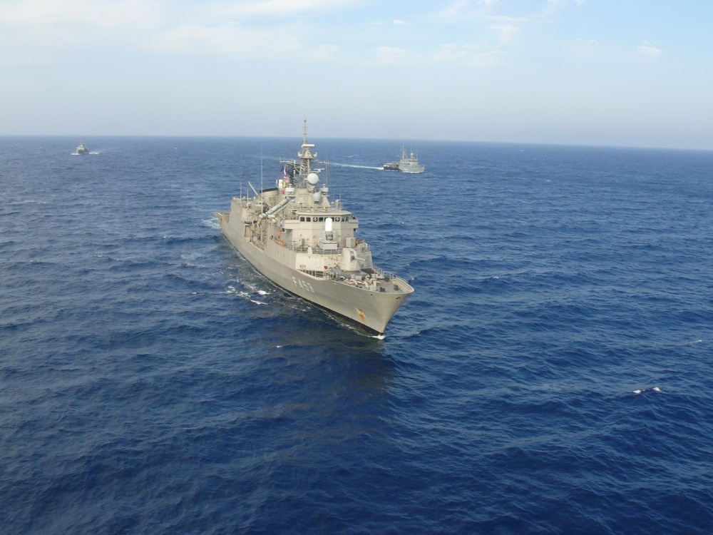 Operation INAS BAHR concludes as SNMCMG2 sails into the MED