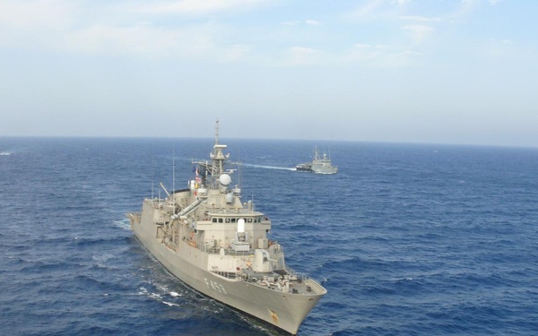 Operation INAS BAHR concludes as SNMCMG2 sails into the MED