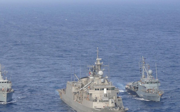 Operation INAS BAHR concludes as SNMCMG2 sails into the MED