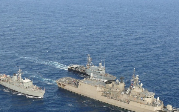 Operation INAS BAHR concludes as SNMCMG2 sails into the MED