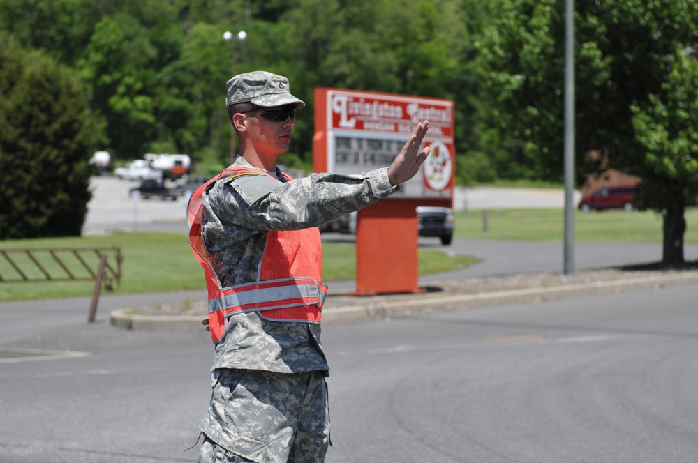 Kentucky National Guard helps in flood relief efforts in Western Kentucky