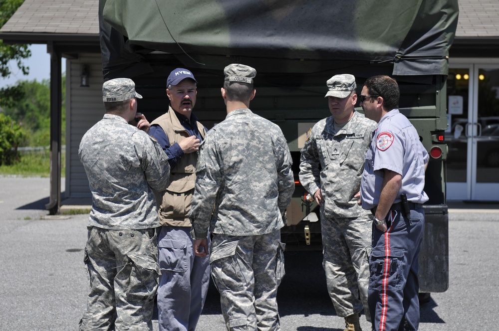 Kentucky National Guard helps in flood relief efforts in Western Kentucky