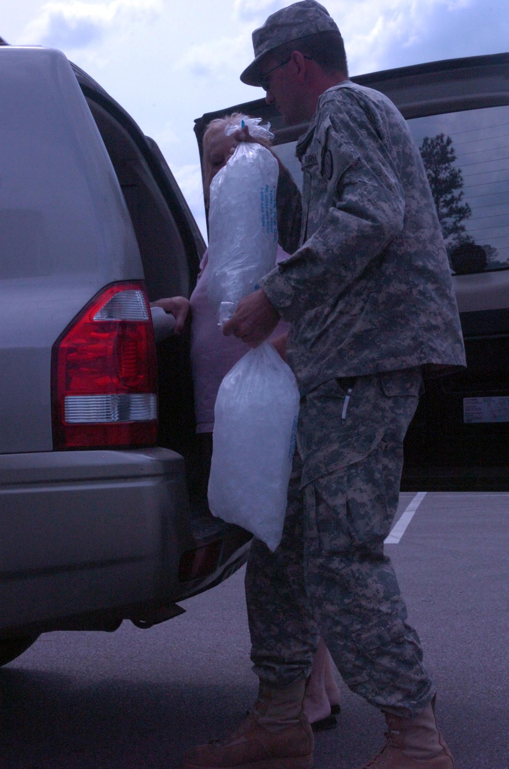 Alabama National Guard distributes aid after tornados.