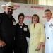 Rick D. West with the Navy's Military Spouse of the Year Finalist