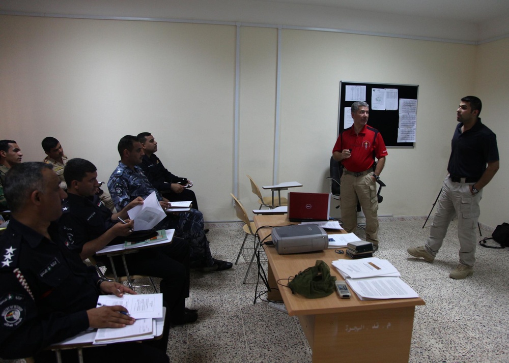 Basrah Police Academy Training