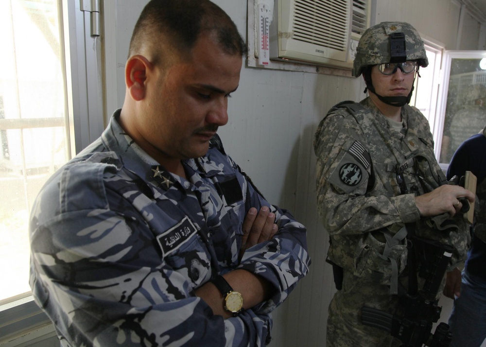 Basrah Iraqi police K-9 facility