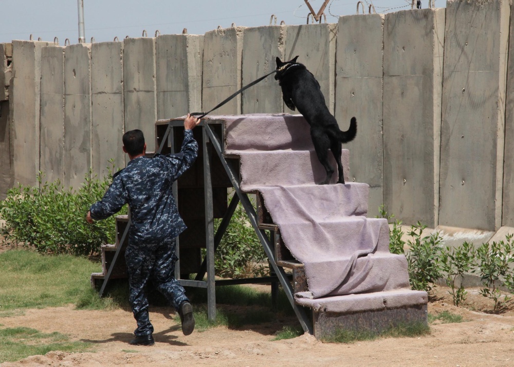 Basrah Iraqi police K-9 facility