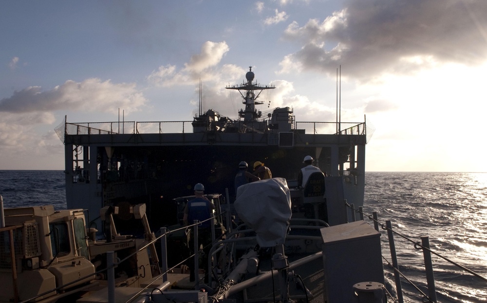 USS Whidbey Island action