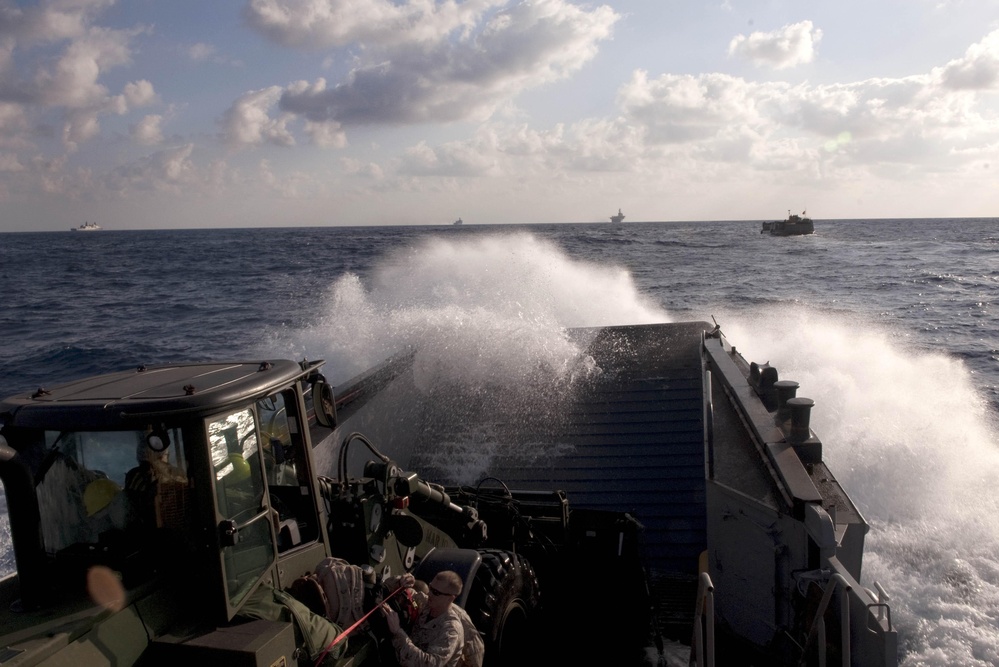 USS Whidbey Island action