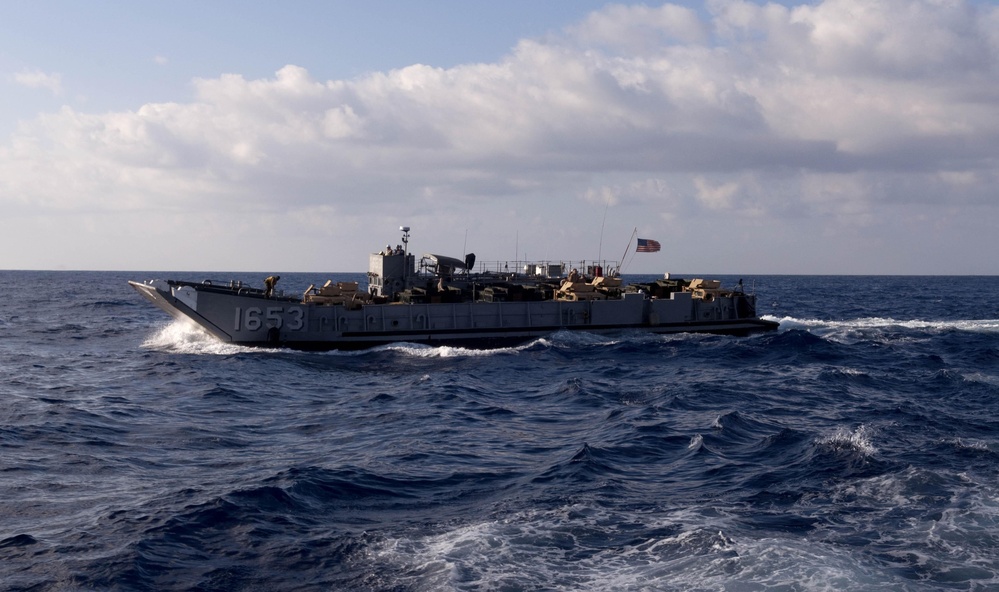 USS Whidbey Island action